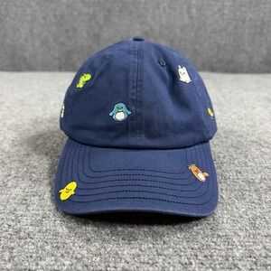 The Woobles Hat Adjustable Cap Embroidered Blue NEW